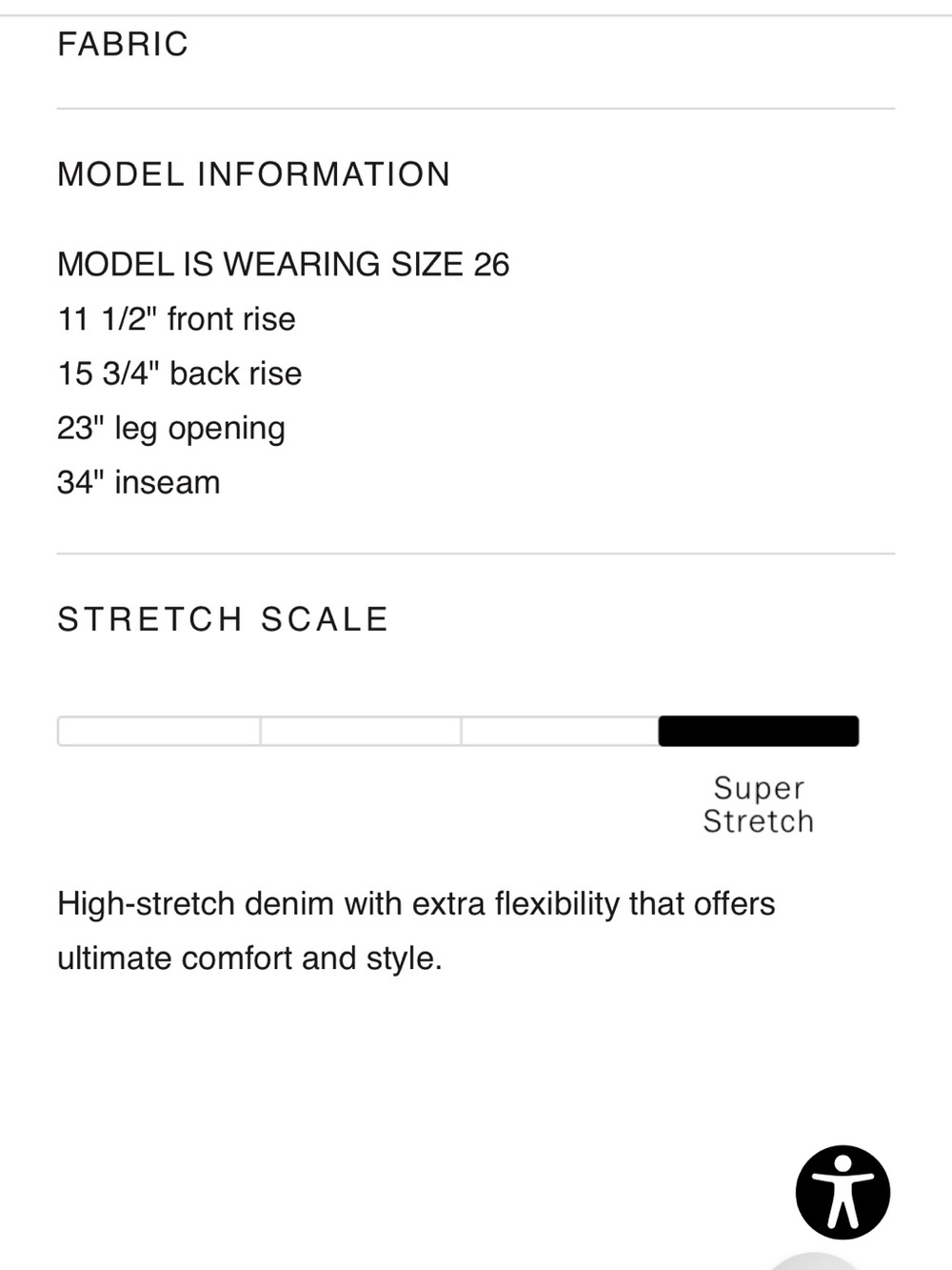 NWT Joe's Jeans The Mia High Rise Wide Leg Jeans Black 1 size 26 - Picture 11 of 11